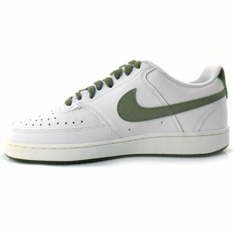免運🍀Nike Court Vision 男款 皮革小白鞋 休閒鞋 白綠色FJ5480-100