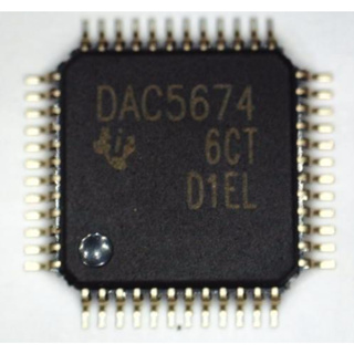 DAC5674IPHP DAC5674 TI 4 位元數位類比轉換器 48-HTQFP