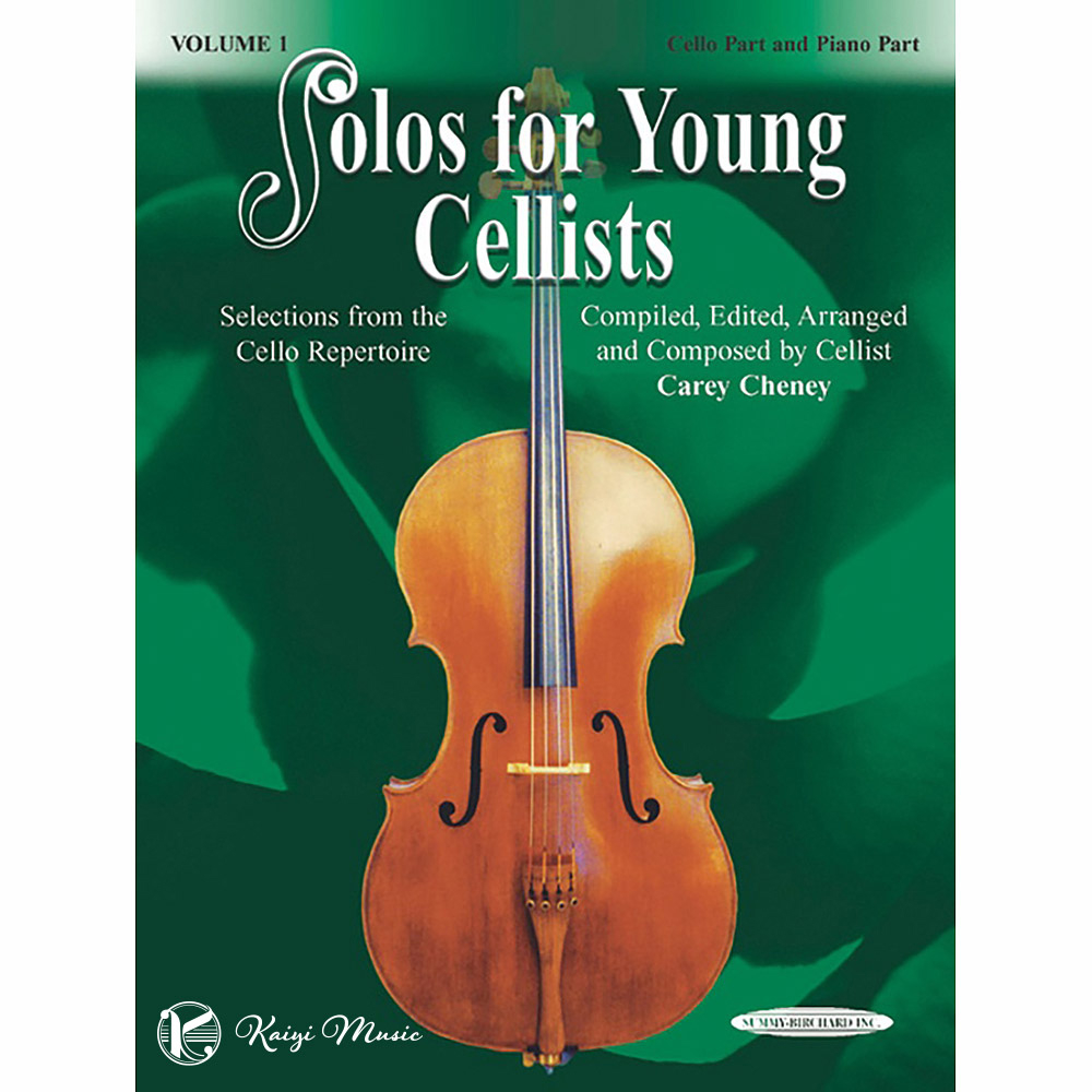 【凱翊︱AF】 Solos for Young 大提琴曲集含鋼琴伴奏譜 第1冊 Solos for Young Cell