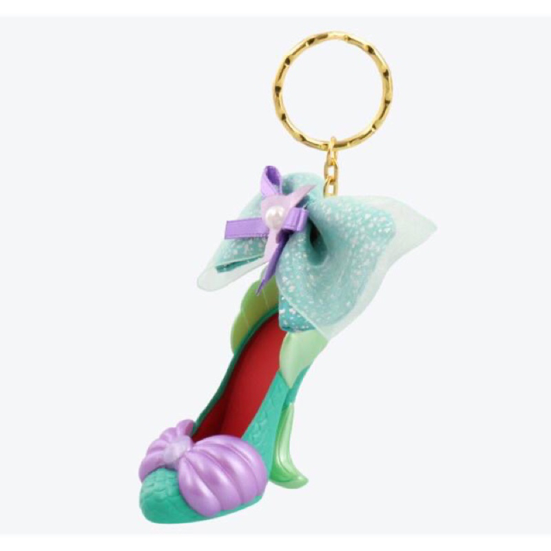 現貨🇯🇵 日本東京迪士尼樂園 限定高跟鞋款 造型 吊飾 鑰匙圈 小美人魚 樂佩 長髮公主