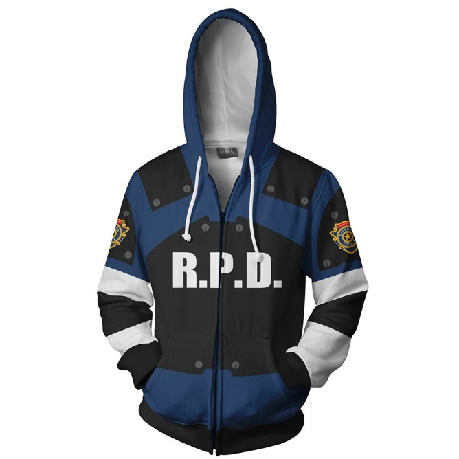 生化危機 外套 帽T RPD 浣熊市警察局 特殊戰略 救援部隊 生化危機 遊戲 城市警察局 浣熊市 警察
