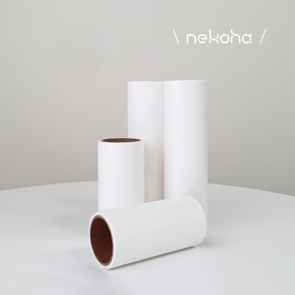 Nekoha 貓派日常｜黏毛器補充貼紙｜黏毛滾輪 黏毛紙 可替換黏毛器 除塵紙 補充紙 黏毛滾輪補充包 衣物清潔