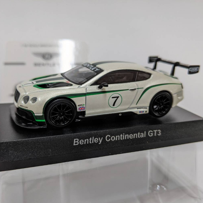 [現貨] [全新稀有絕版品] 1/64 Kyosho Bentley Continental GT3 經典賽事款