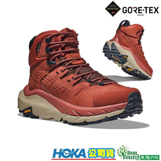 【HOKA】1123155ROTN 男 KAHA 2 Goretex 中筒登山鞋 紅棕/牛津卡其