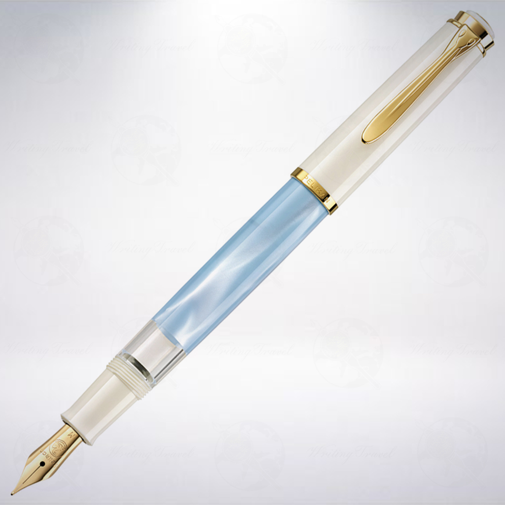 德國 Pelikan Classic M200 鋼筆: 粉彩藍/Pastel Blue