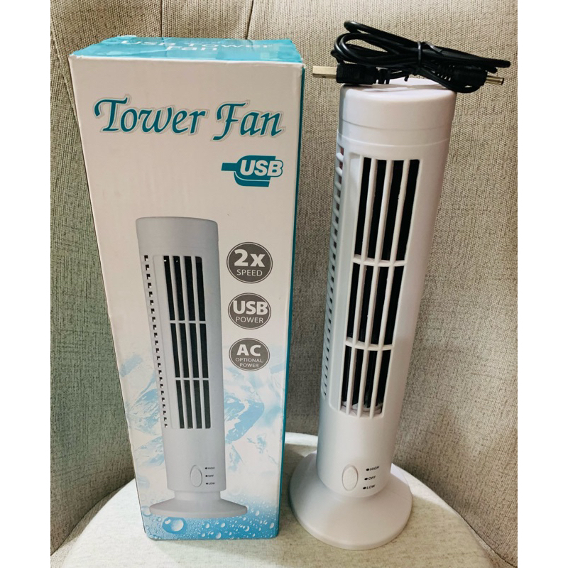 USB Tower Fan 桌上型大廈扇 電風扇 桌上電風扇