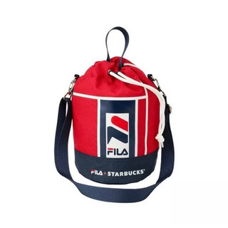 Fila 星巴克 聯名水桶包 二手包
