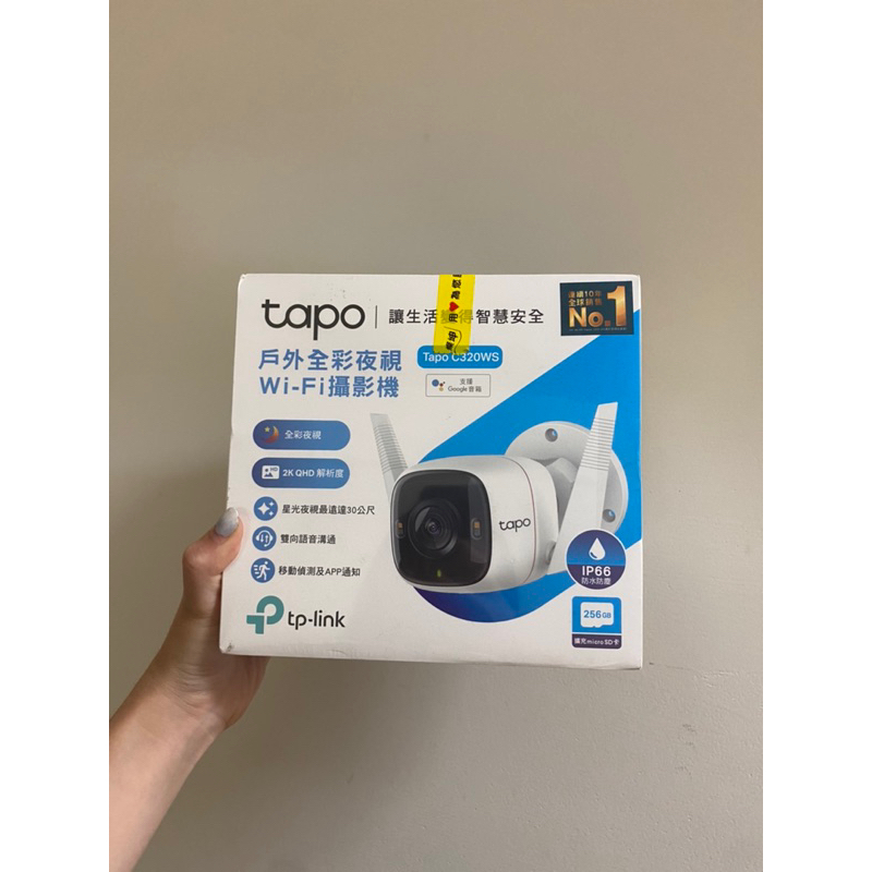 TP-LINK Tapo C320WS 攝影機 監視器 &amp; SanDisk 128g 記憶卡 防水 WI-FI 全彩夜視