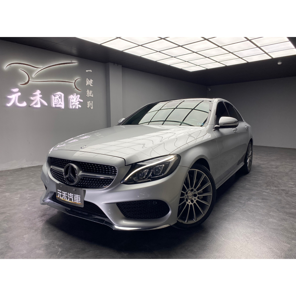 【阿龍中古車 二手車 元禾國際 新北最大車庫】🔥W205 C300 AMG 黑岑木/雙魚眼/全景天窗/環景🔥(234)