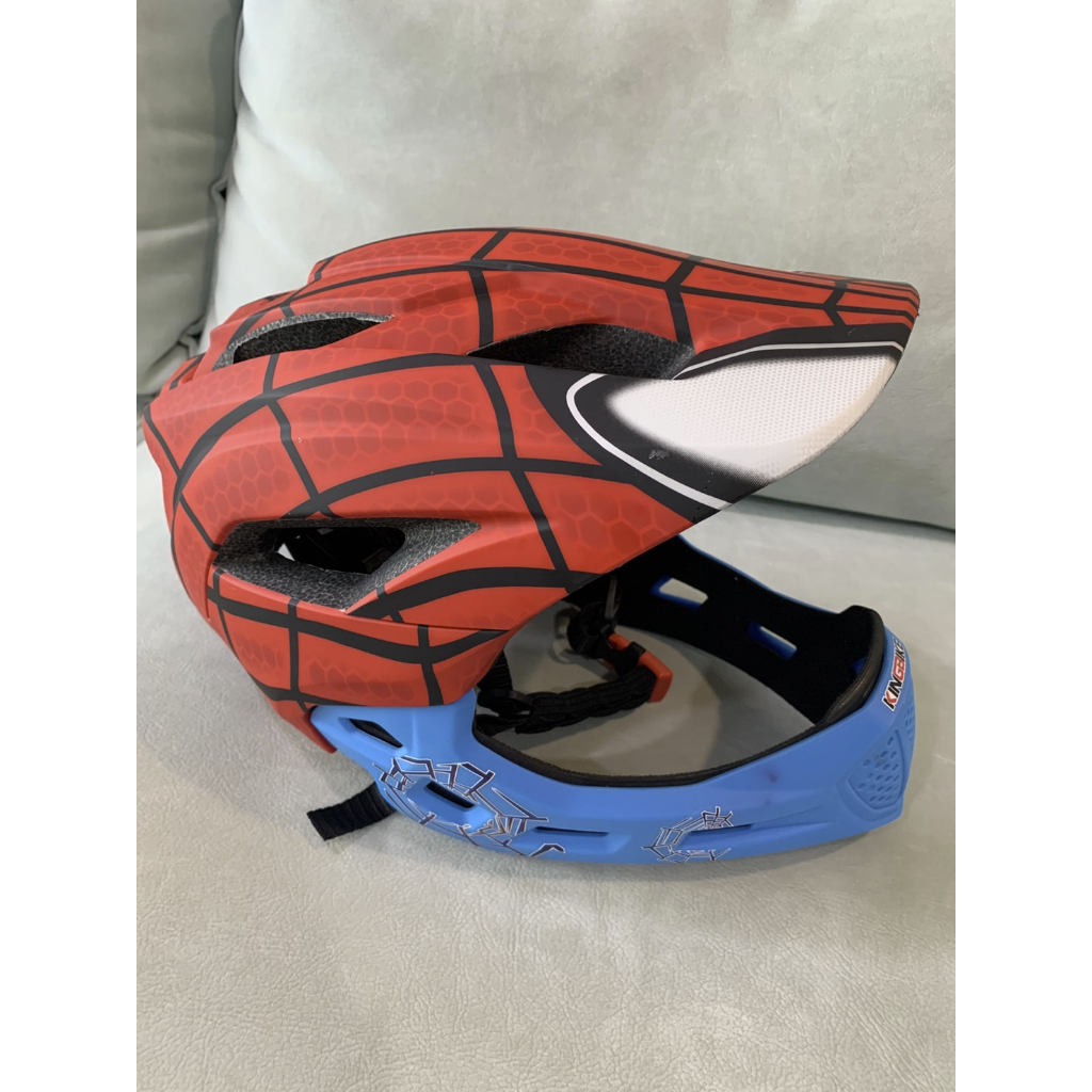 Baby Outdoor Gear 蜘蛛人宇宙系列 全罩式競賽安全帽/兒童安全頭盔/滑步車自行車安全帽/溜冰滑輪護具頭盔