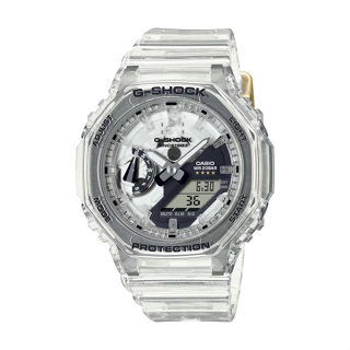 【CASIO G-SHOCK】40周年Clear Remix系列八角休閒腕錶-透明款/GMA-S2140RX-7A/台灣