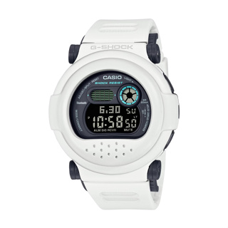 【CASIO G-SHOCK】未來科技感可拆換藍牙雙顯休閒運動腕錶-經典白/G-B001SF-7/台灣總代理公司貨享一年