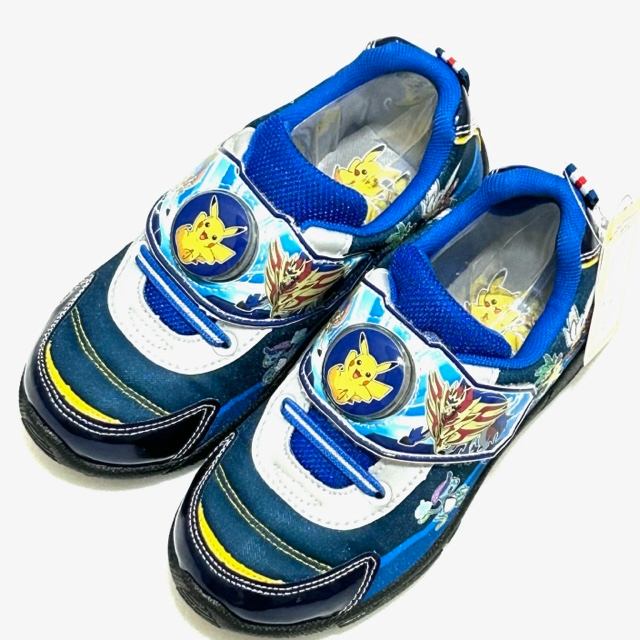 新品【免運】台灣製 正版授權 Pokémon 寶可夢劍與盾 電燈鞋 超止滑透氣 運動鞋18-22cm【陳董家】7369