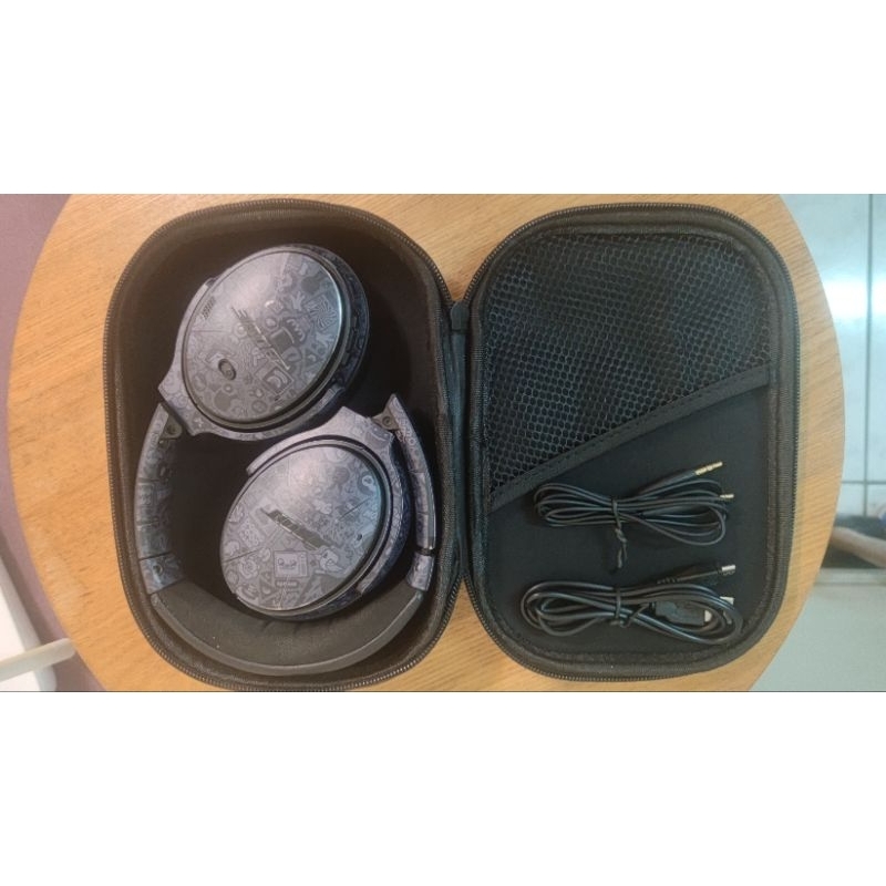 【BOSE】BOSE QC35II 抗噪藍芽耳機 黑色有貼個性貼