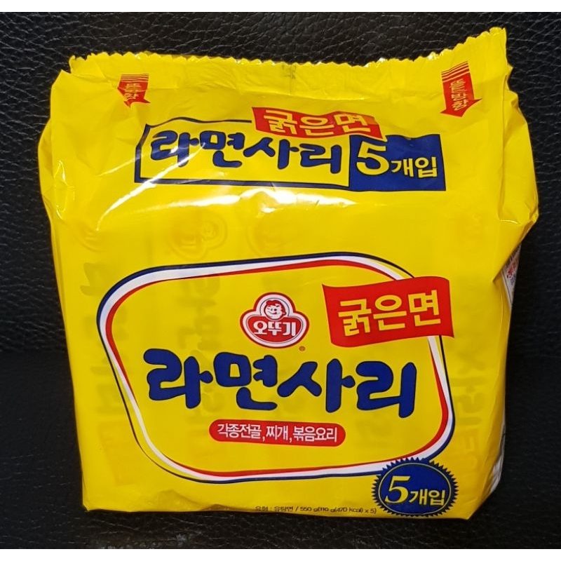 《超便宜》韓國不倒翁OTTOGI Q拉麵 粗麵條 110g*5入