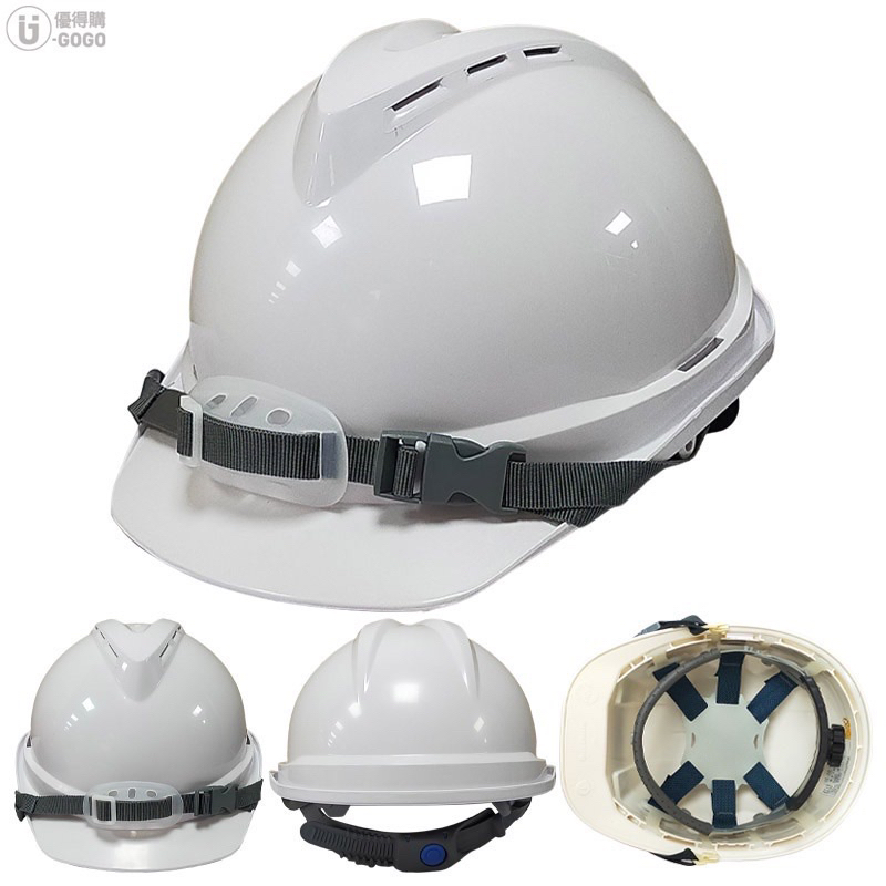女用二手 石頭牌 ABS 透氣工程帽 (18型) 8點內襯 JSV18 工業用 防護頭盔  安全帽 工程帽 可裝耳罩