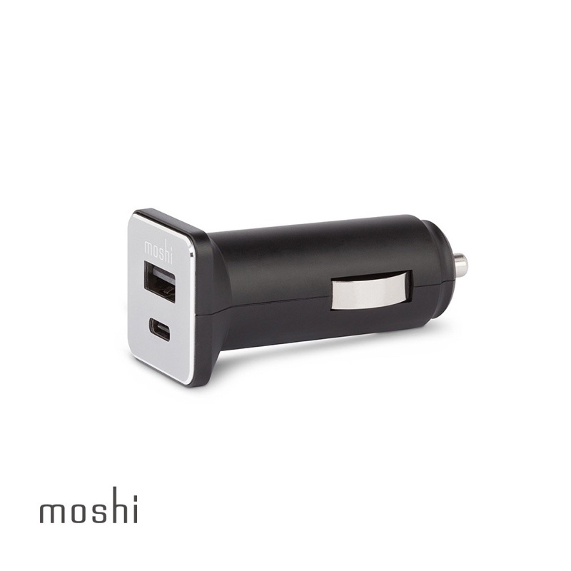 Moshi QuikDuo 車充 USB-C 車用充電器 PD+QC 快充 apple android type-c