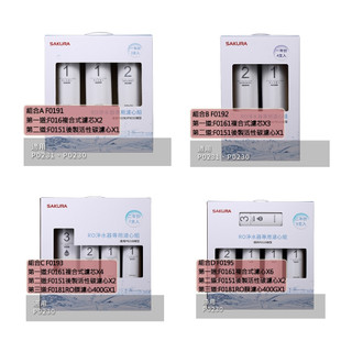 櫻花牌-P0230 【私訊領優惠】原廠濾心 二年份 一年份 RO 淨水器 F0191 F0192 F0193 F0195