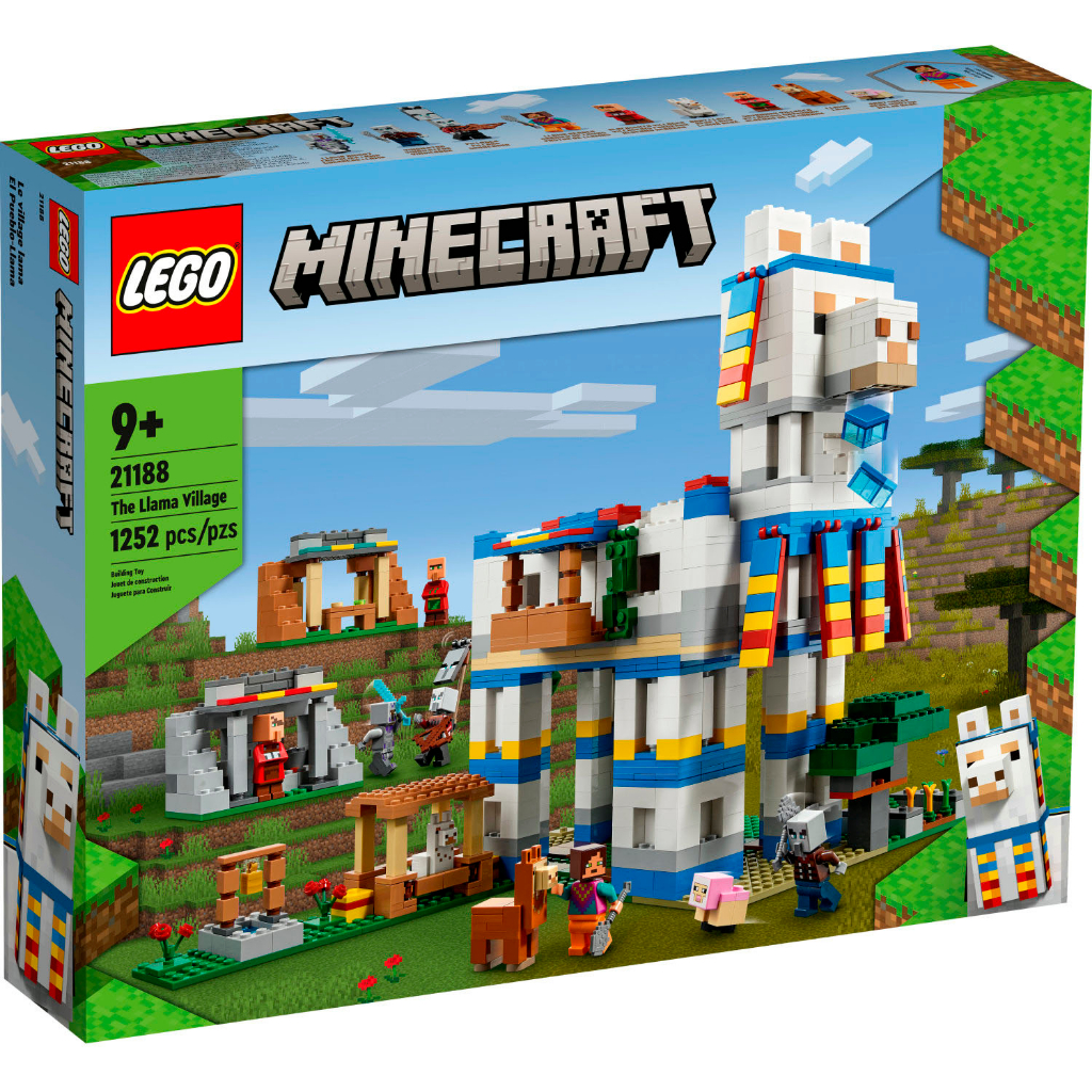 【灰貓小舖】LEGO 21188 創世紀 麥塊 Minecraft™ 系列 駱馬村 The Llama Village