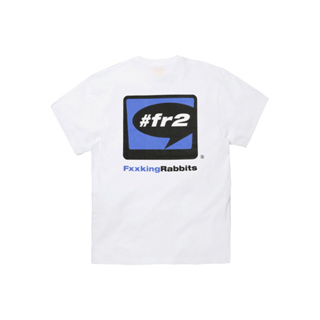 #FR2 Player Logo Embroidery T-shirt TEE 白 短袖 FRC2546-WE