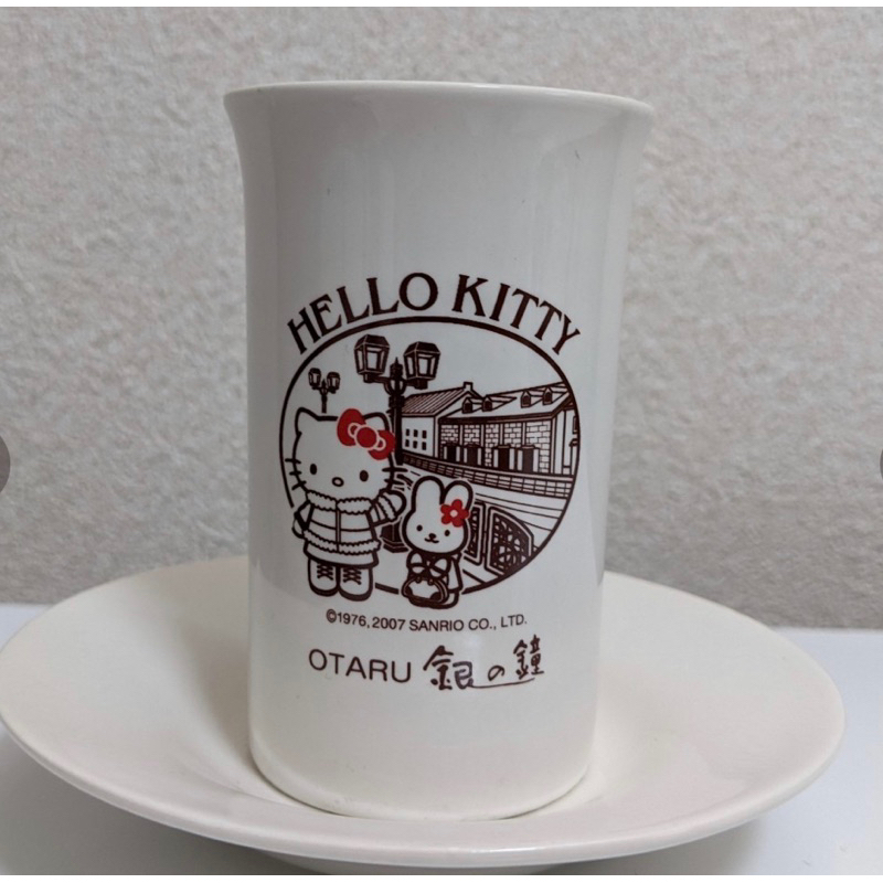HELLO KITTY 北海道2001限定版小樽銀鈴陶瓷杯