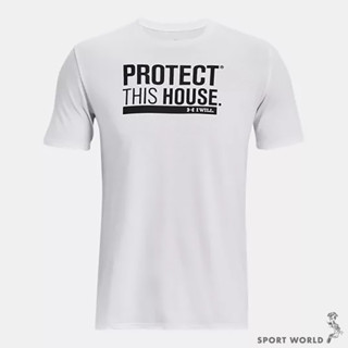 Under Armour UA 男裝 短袖上衣 棉質 白【運動世界】1379022-100