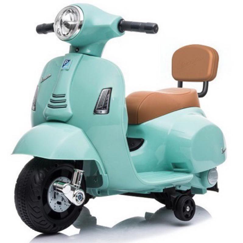 🇮🇹義大利Vespa  偉士牌迷你電動玩具車 椅背款綠色 含原廠箱子可宅配 二手9成新