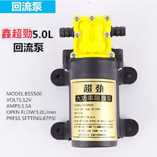 【綠美滴灌噴灌降溫工程】B01~電動噴霧器微型電動隔膜泵 大流量12V水泵