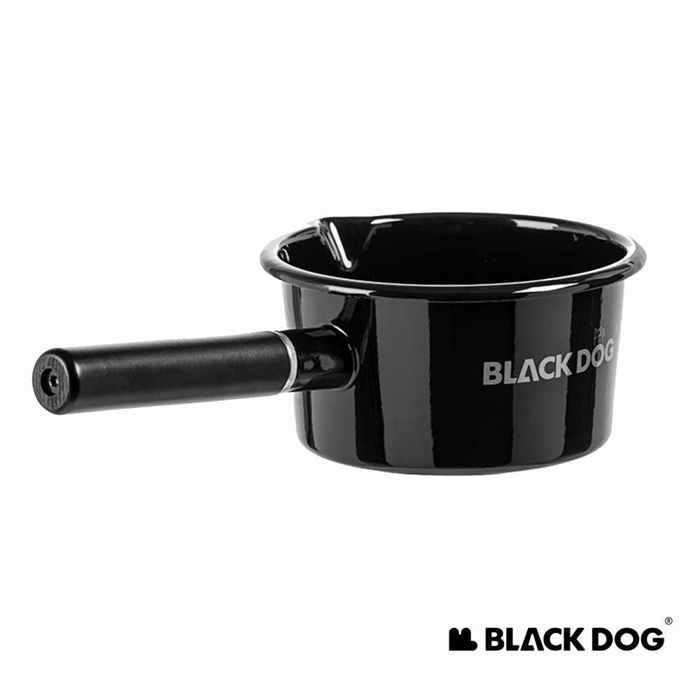 【Blackdog】櫸木單柄琺瑯牛奶鍋16cm YC010 原廠公司貨一年保固