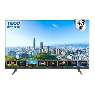6299元特價到8/31最後2台 TECO 東元 43吋液晶電視FULL HD全機2年保固全台中最便宜TL43A9TRE