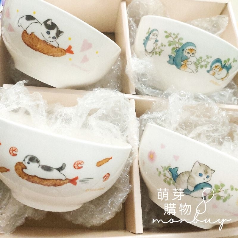 mofusand陶瓷碗4件套組