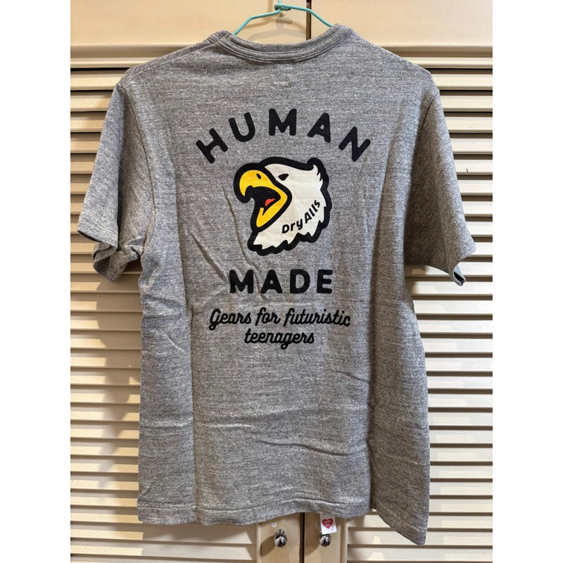 Human made 老鷹 口袋Tee T恤 灰色