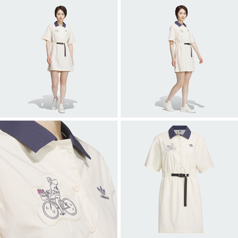 adidas originals愛迪達三葉草 女款 YU NAGABA 聯名洋裝全新未拆正貨 IS0625 尺寸S~XL