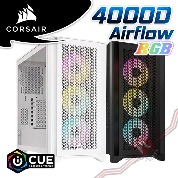 海盜船 CORSAIR iCUE 4000D  RGB AIRFLOW 機殼 PCPARTY