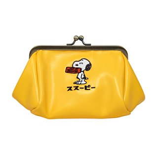 Kamio Snoopy 刺繡口金化妝包 口金包 史努比 復古的 KM09873