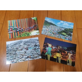 全新 韓國釜山 甘川文化村 小王子明信片 4張一套60元