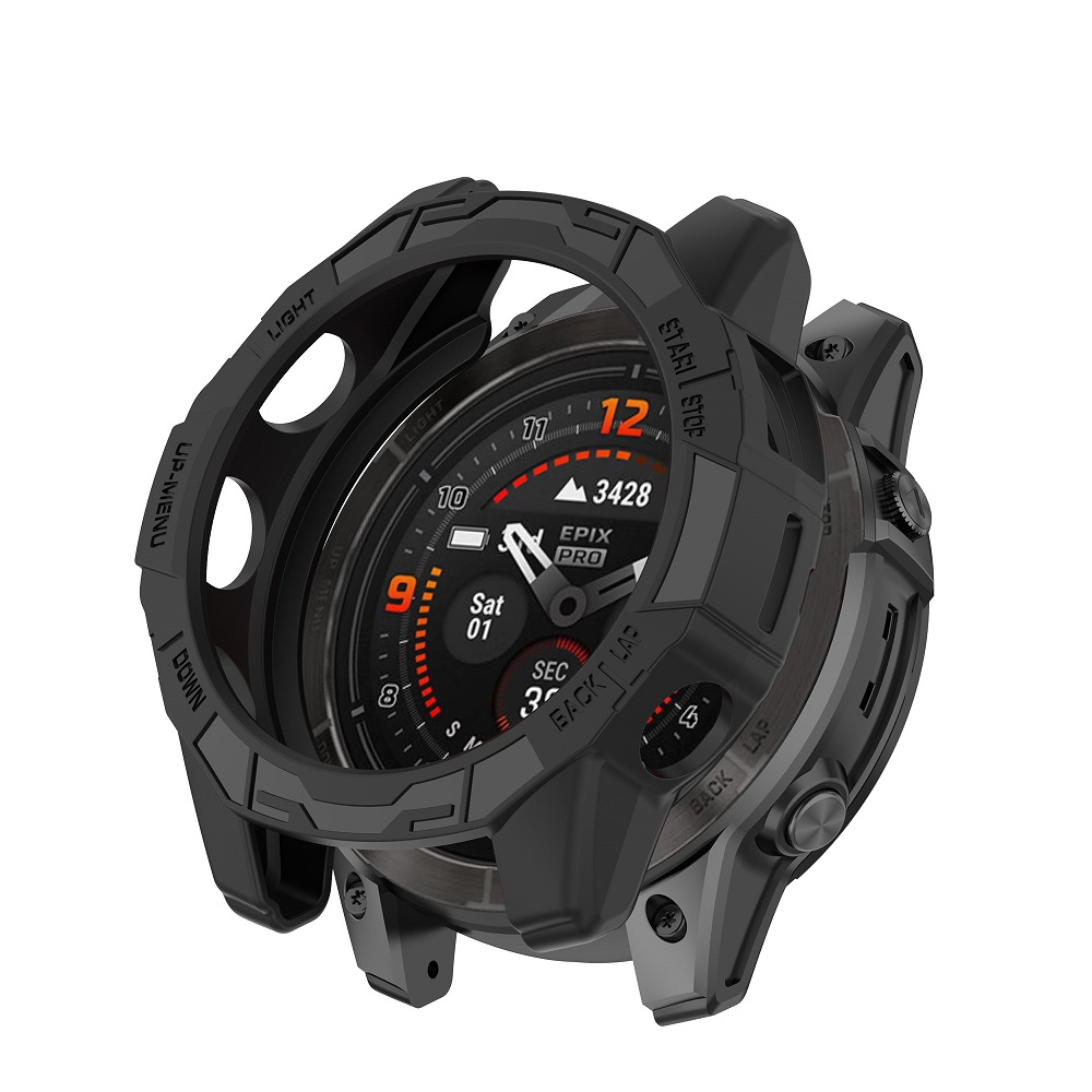 【半包保護殼】適用 Garmin Fenix 7X pro / Epix Pro 51mm 鎧甲錶殼 防摔邊框 軟殼