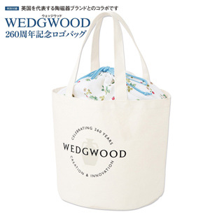 wbar☆WEDGWOOD英國瓷器品牌260周年托特包 帆布包 束口包 束口袋 帆布袋 單肩包 側背包 肩背包 手提袋