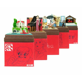 【臺灣現貨】日本代購 sankei 吉卜力 宮崎駿 紅豬 紙模 微型藝術品 DIY 材料包