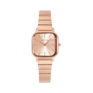 BREDA 美國設計師品牌女錶 | Esther系列 復古方形手錶 - 玫瑰金 1735D