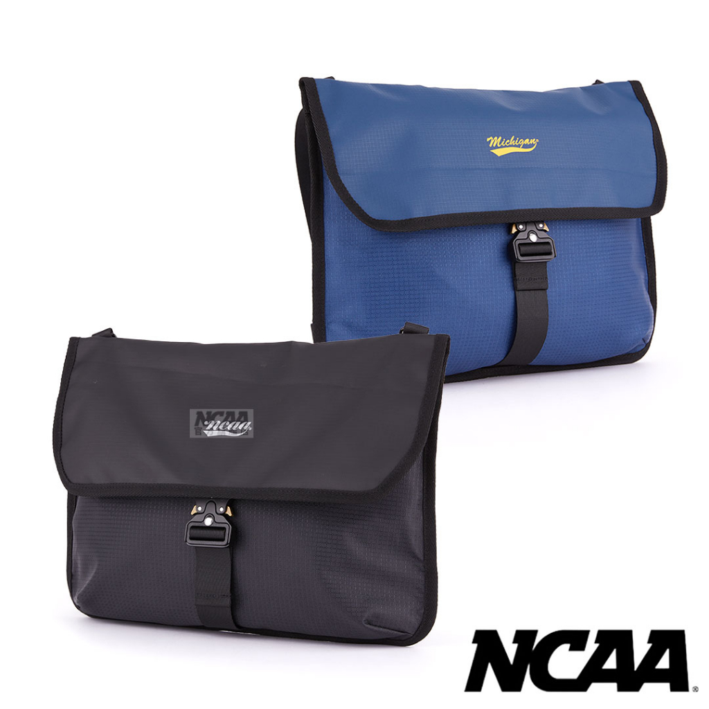 NCAA 格紋郵差包 73251721 包包 新品 側背包 A4可放 書包 防潑水