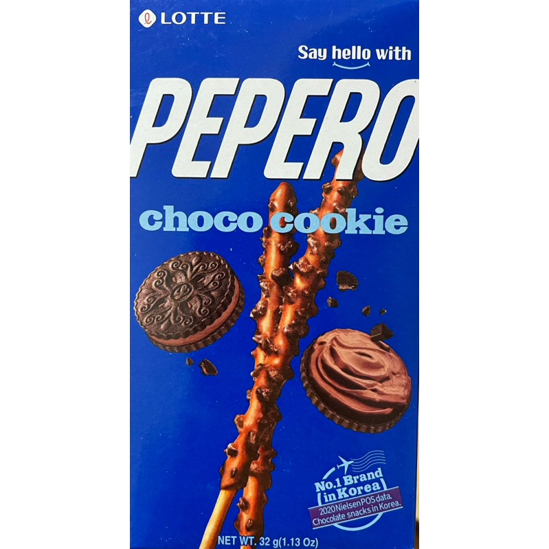 即期品微盒損 出清特價 效期：2023/05/10Lotte pepero 黑餅乾巧克力棒