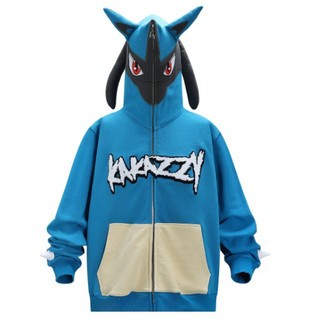 ✨官方預訂 kakazzy 動畫角色連帽外套 - 寶可夢/神奇寶貝 路卡利歐 🔥