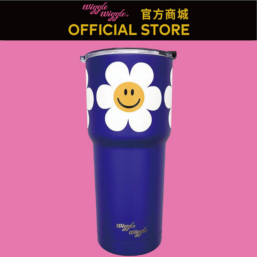 【Wiggle Wiggle】微笑小花不鏽鋼隨行杯 700ml