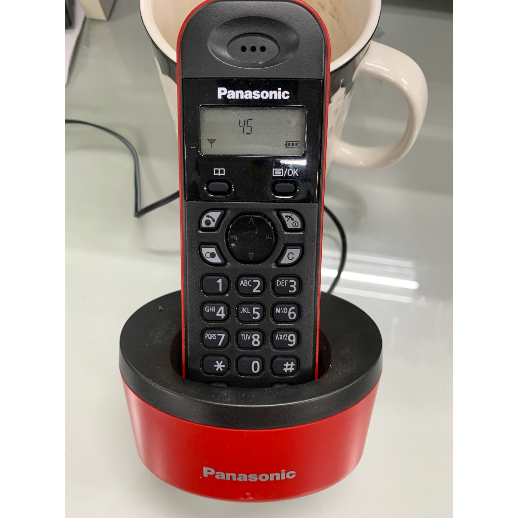 國際牌 Panasonic DECT 數位長距離無線電話  KX-TG1311 紅色