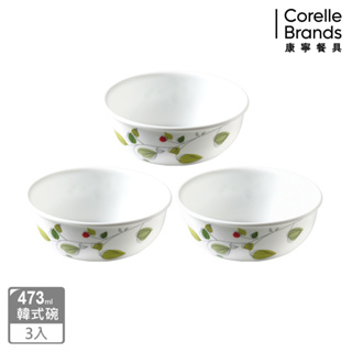 【美國康寧 CORELLE】綠野微風3件式韓式湯碗組(C03)