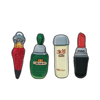 Q-MONSTER 貓咪玩具 化妝品系列 貓玩具 貓薄荷玩具 - 艾爾發寵物 Alphapetstw