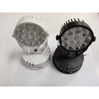 LED吸頂燈 12珠15W 環型投射燈 白光/黃光 連體透鏡 投射型 不用裝軌道 黑殼白殼