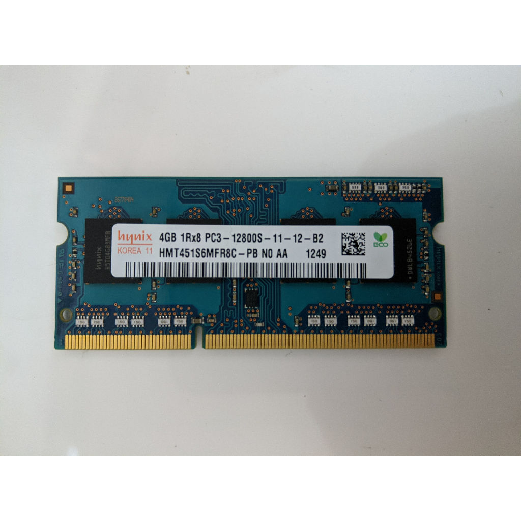 台中自取168元/Hynix/海力士/4G/DDR3/1600/1.5V/二手良品/筆電/記憶體/RAM/1Rx8