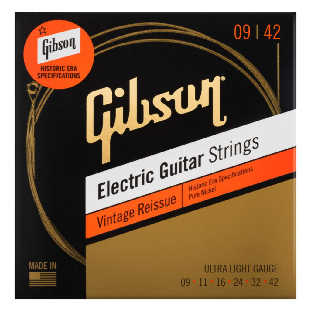 Gibson Electric Strings Vintage Reissue 09|42 10|46 電吉他弦